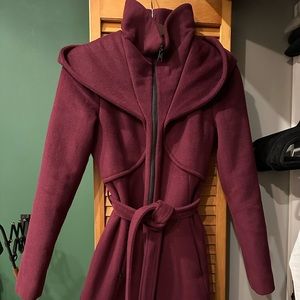 Sonia & Kyo brand new red wool coat